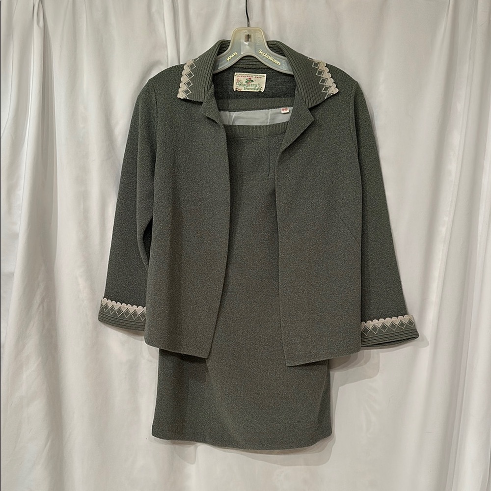 Vintage Gray Suit Set